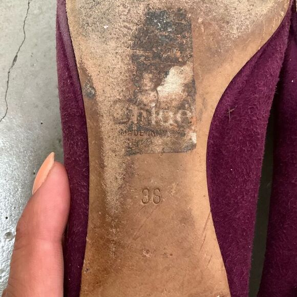 Chloe Suede Flats - Picture 7 of 7